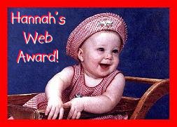 Hannah's Web Award