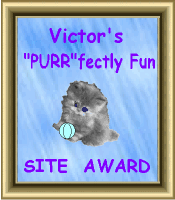 Victor's *PURR*fectly Fun Site Award